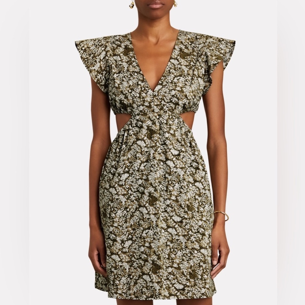Rails Nyla Vine Mini Dress in Olive - Picture 5 of 10